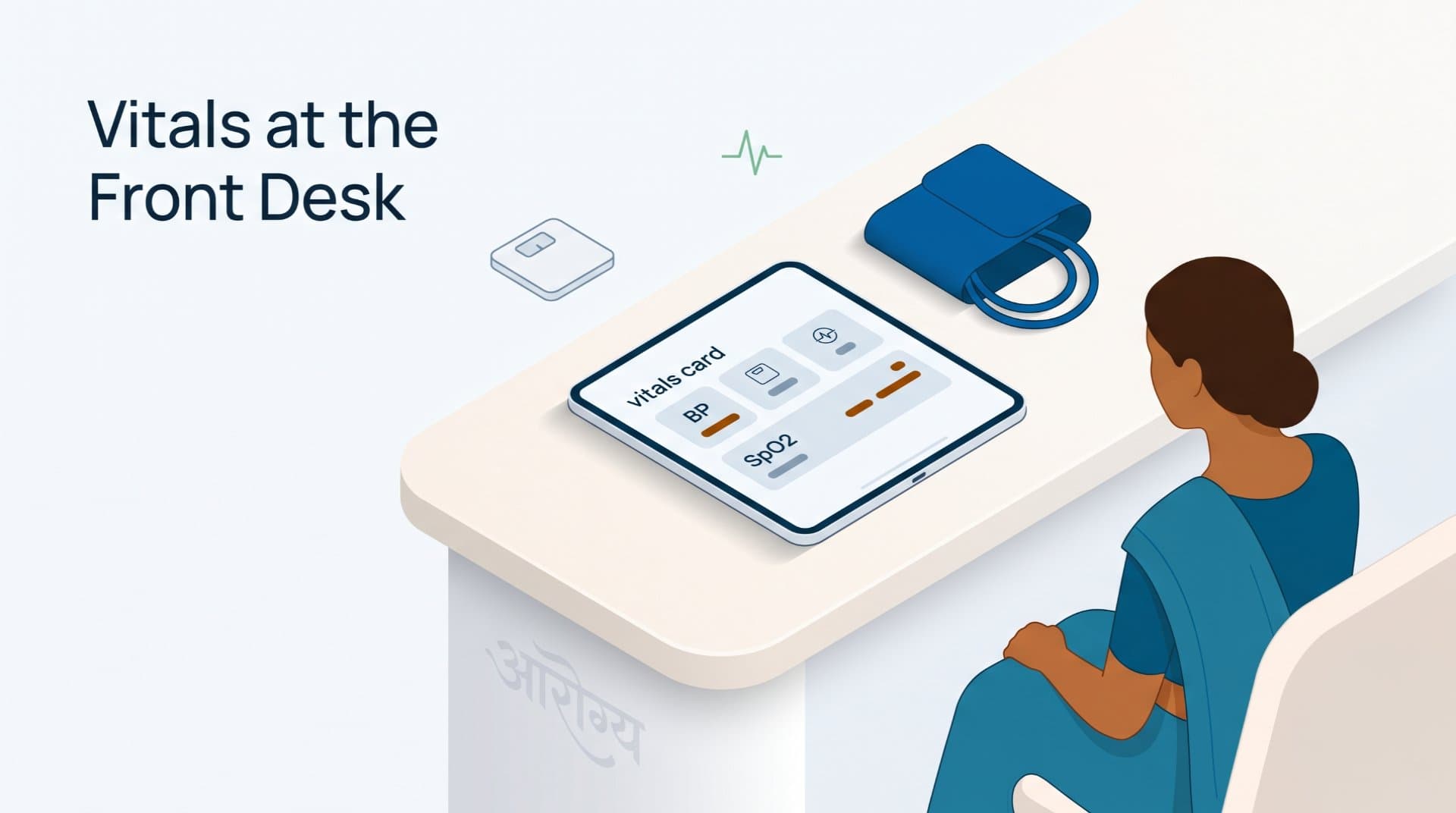 Capturing Vitals at the Front Desk - MedKyo Walkthrough for Indian Clinics